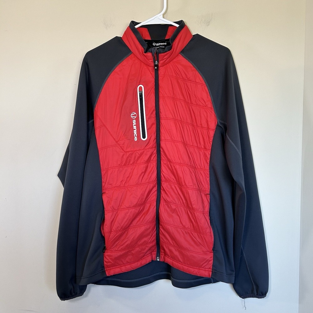 Sunice Huxley‎ Mens Medium Thermal Golf Jacket Shaughnessy Golf Country Club